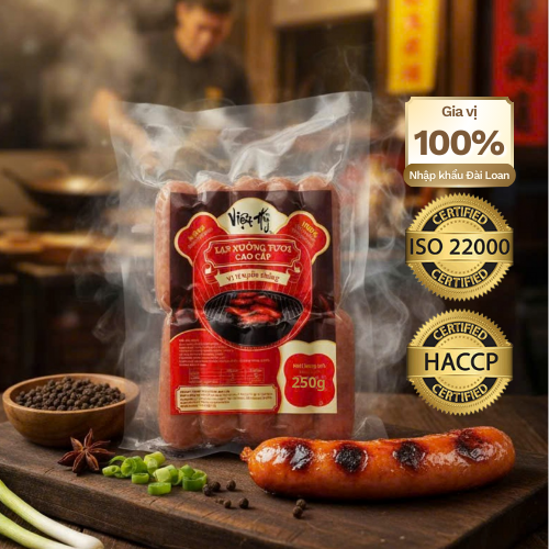 LẠP XƯỞNG TƯƠI Đ&Agrave;I LOAN CAO CẤP VIỆT HỶ  - VỊ TRUYỀN THỐNG 250G
