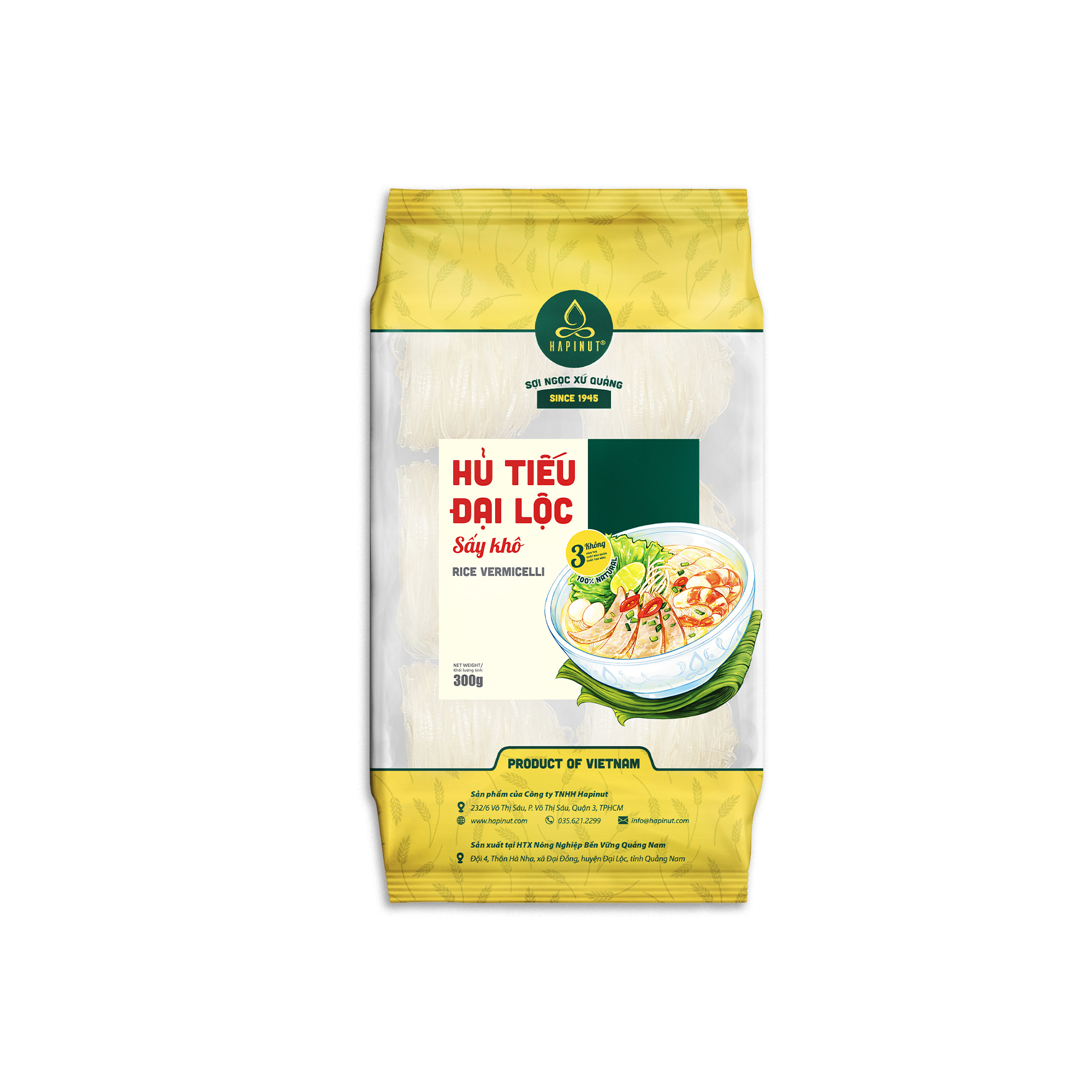 Hủ tiếu Đại Lộc sấy kh&ocirc; g&oacute;i 300g